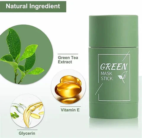 Green Stick™ - Máscara em stick enriquecida com chá verde (OFERTA 2 por 1 🎁) - PALA&PALA® (2025)