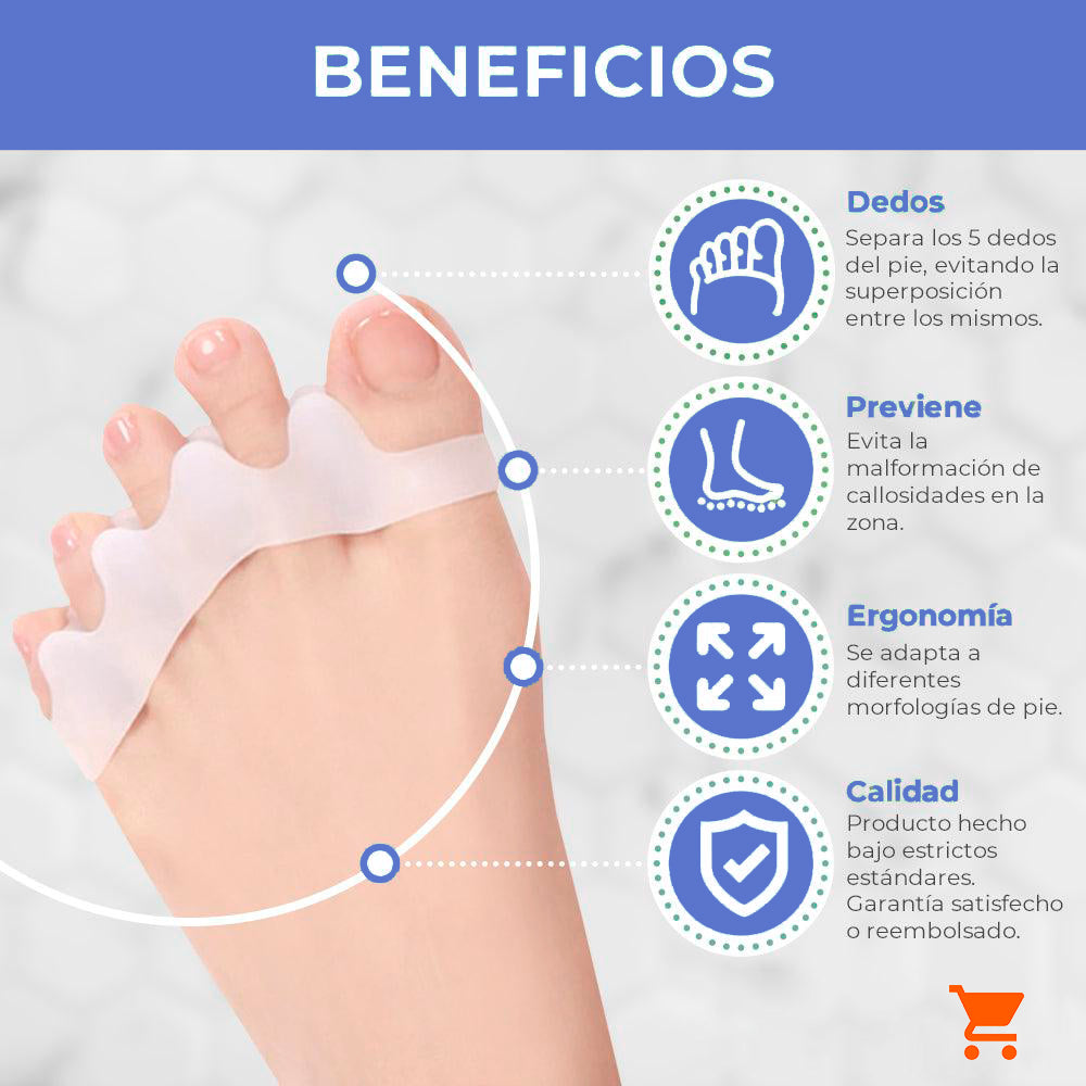 ToeRelief (2 unidades) - Bem-estar Total Para Seus Pés