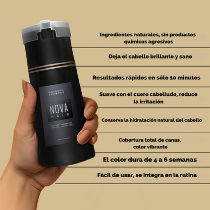 Champô de Coloração Capilar Instantânea - Nova™
