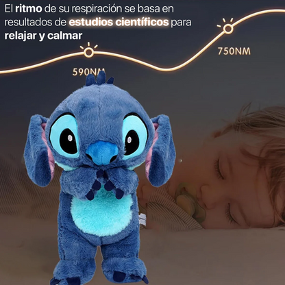 Pelúcia Calmante Premium (Respiração + Música + Luz)